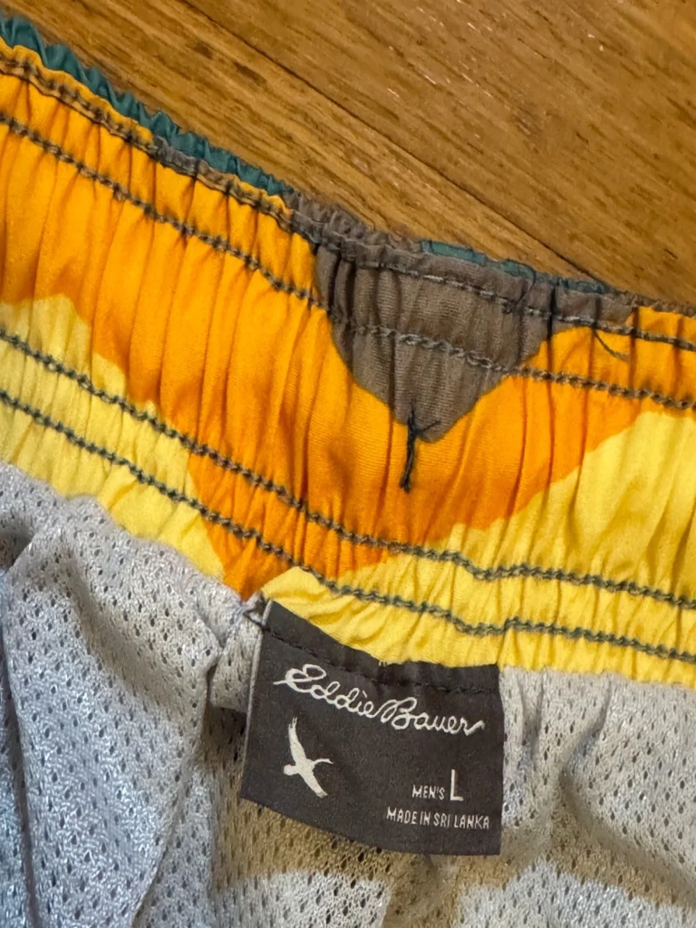 Eddie Bauer Mens Swim Trunks Size Large